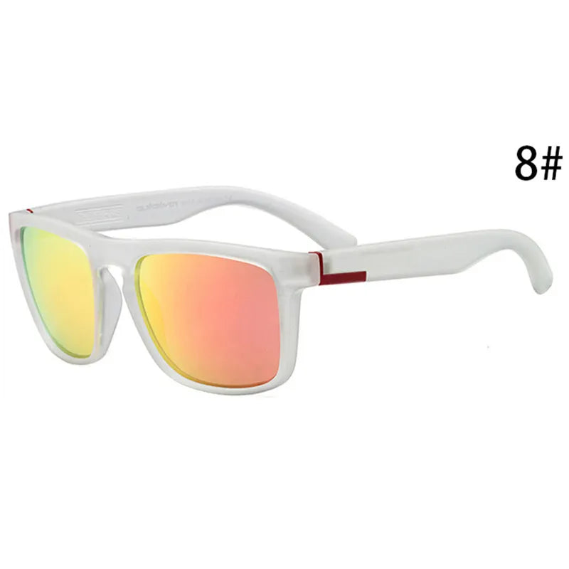 Quality Polarized Sunglasses Men Women Vintage Square Design UV400 Eyewear Hiking Driving Cycling Fishing Sun Glasses-WAYBIKER