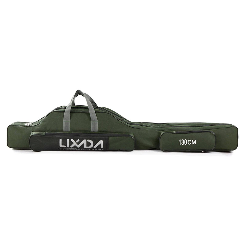 Lixada 210cm  Fishing Bag Portable Folding Fishing Rod Reel Bag Fishing Pole Gear Tackle Tool Carry Bag Storage Bag Organizer-WAYBIKER