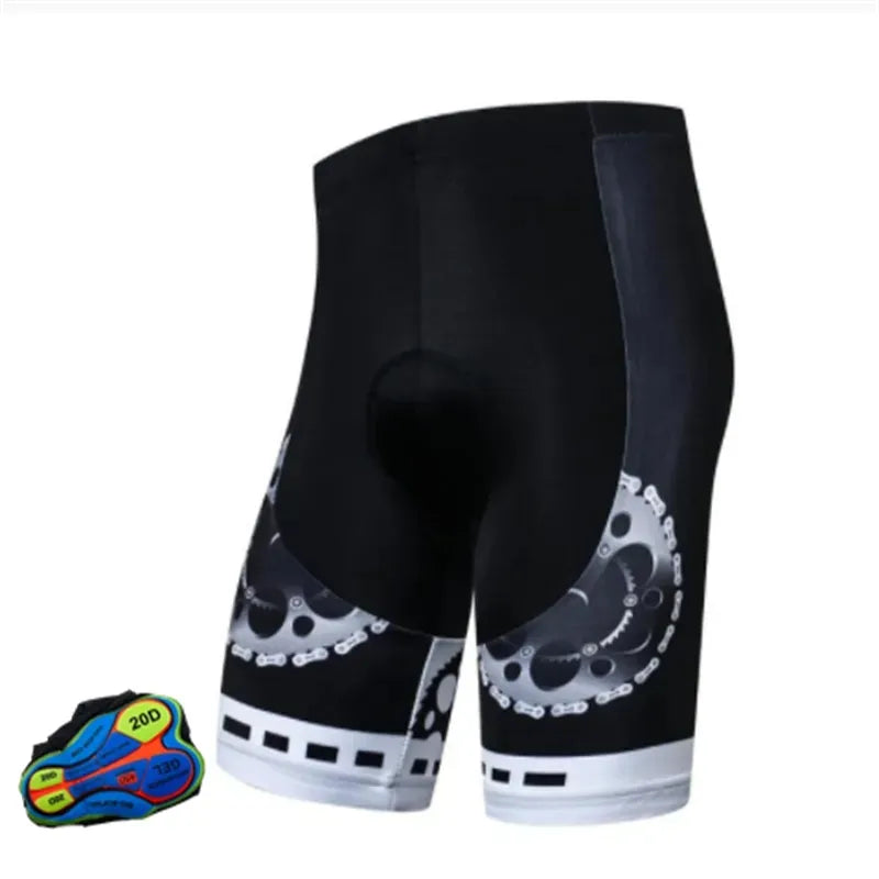 Men Cycling Shorts Summer Shockproof Underwear Padded Road Bike Lycra Bicycle Pants Tights Legging-WAYBIKER
