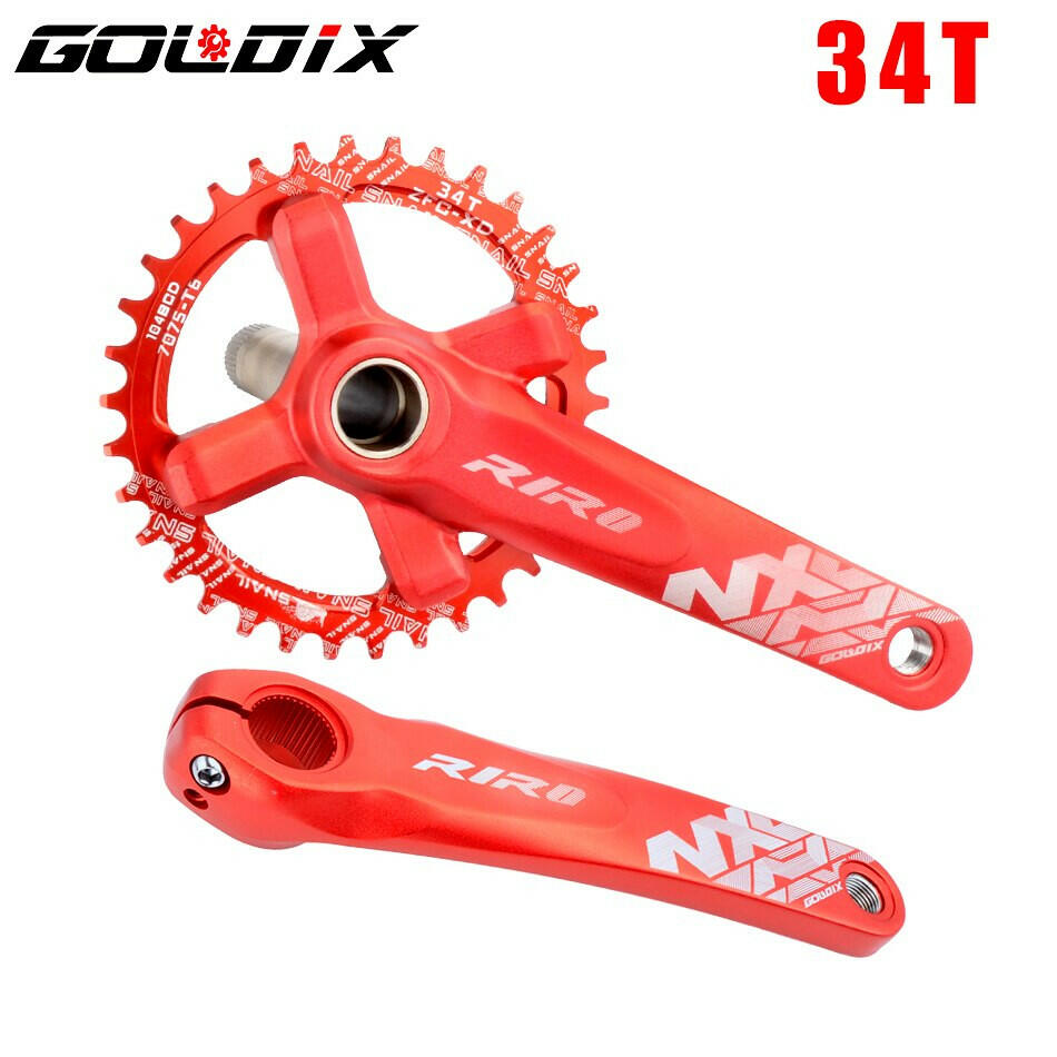 GOLDIX NX Bicycle Crankset 104BCD Wide Narrow 32-42T Chainring 170/175mm Forged Crank Compatible with SHIMANO/SRAM 11-12Speed-WAYBIKER