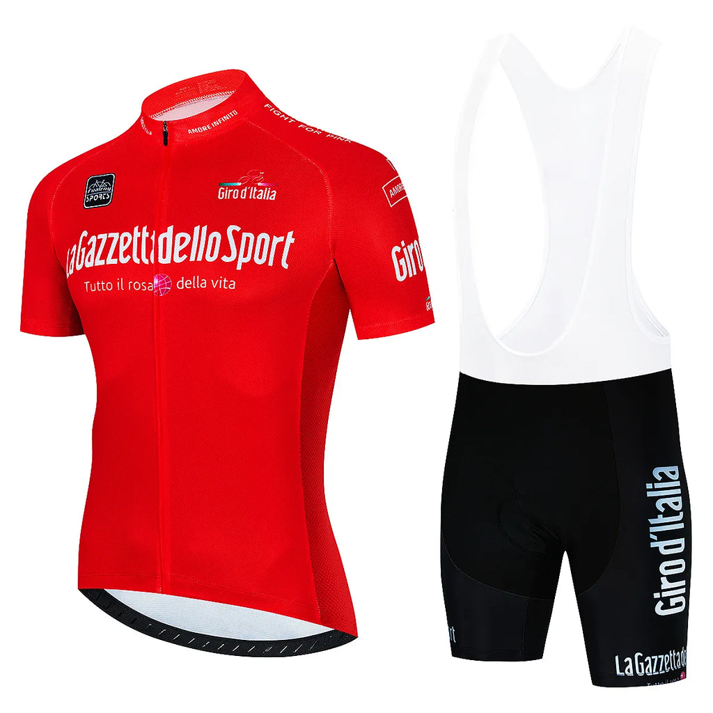 Tour De Giro D'ITALIA Cycling jersey Sets Mens Cycling Clothing Summer Short Sleeve Quick-dry MTB bike suit Ropa Ciclismo Estivo-WAYBIKER