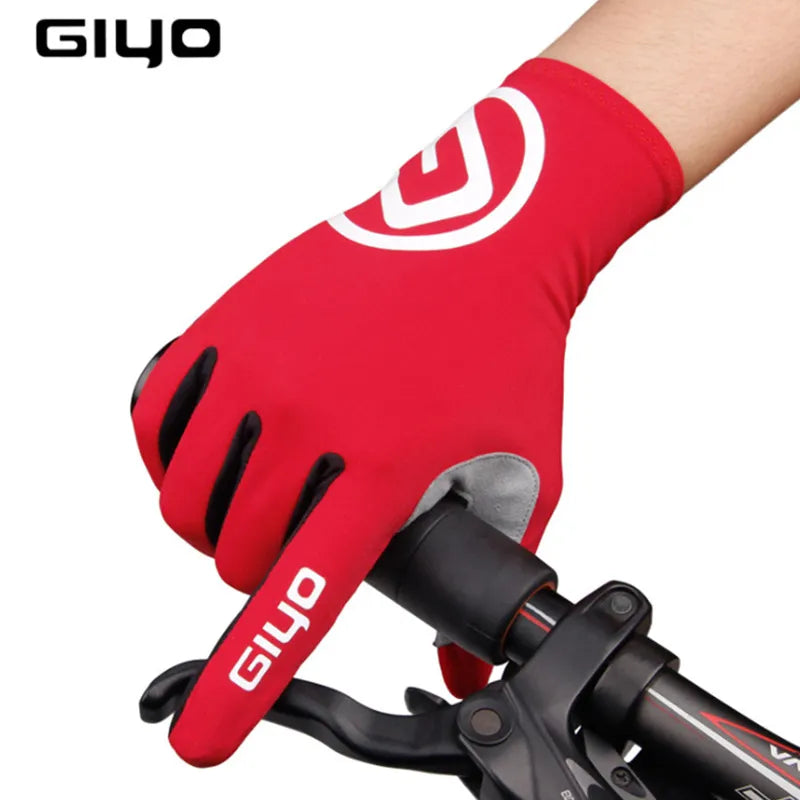 GIYO Cycling Gloves Full Fingers Bicycle MTB Road Gel Sports Bike Gloves Riding Racing Gloves Women Men Bicycle Gloves-WAYBIKER