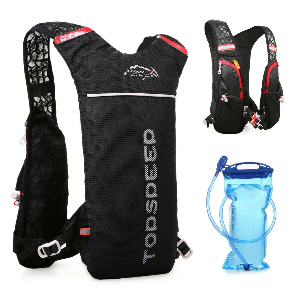 Hydration Pack Backpack with 2L Water Bladder Super Lightweight Breathable Hydration Vest For Outdoors Running Cycling Climbing-WAYBIKER