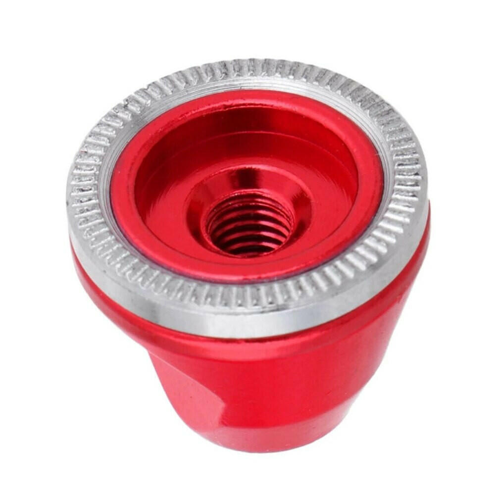 Anti-slip Bicycle Hub Nut for Quick Release Axle M5 Wheel Nuts Bolt Screw Cap Protection Hub Aluminum Alloy Mountain Bike Parts-WAYBIKER