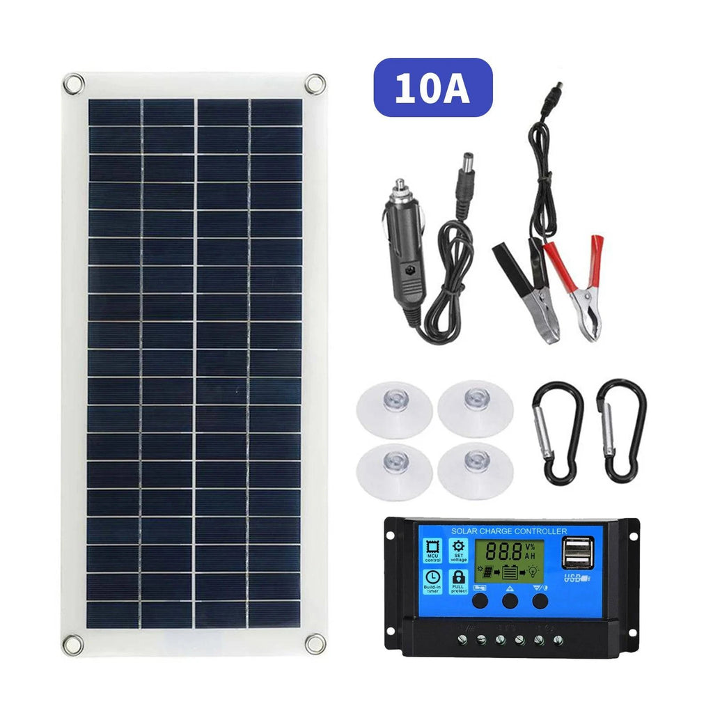 Portable 300W Solar Flexible Panel Kit 12V Switch USB Charging Interface Solar Board With Controller Waterproof Solar Cells-WAYBIKER
