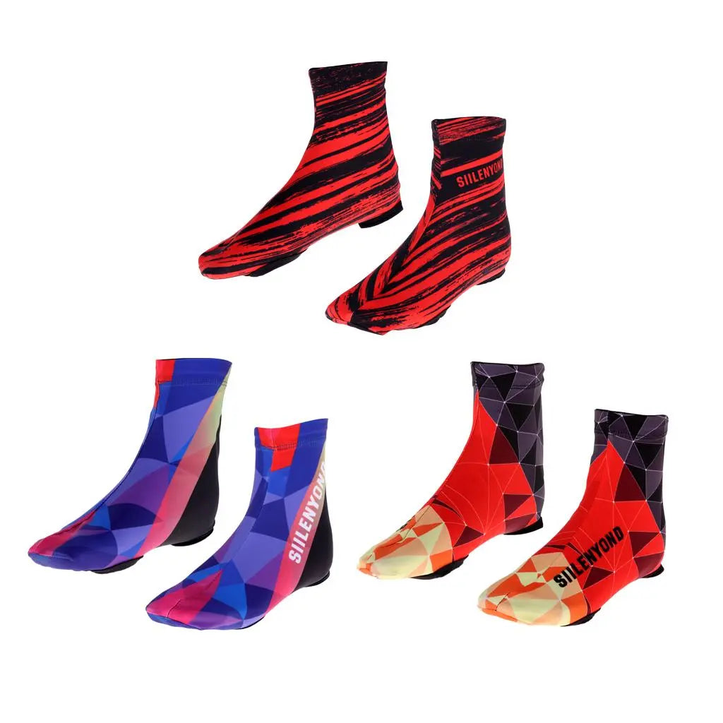 Bike Shoes Covers Overshoes Water Warm Thermal Fleece Boots Covers-WAYBIKER