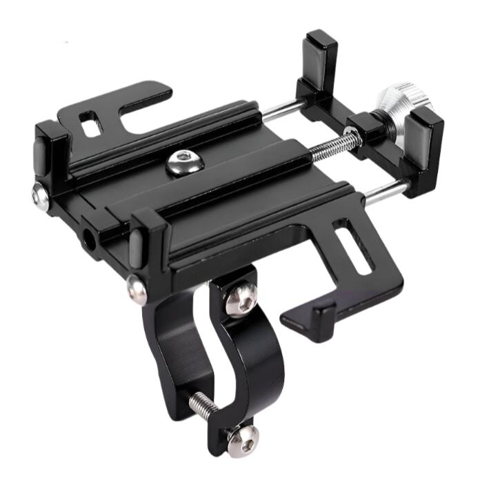 Bicycle Phone Holder Motorcycle Electric Bicycle Phone Aluminum Alloy Bracket Five Claws Mechanical Bike Phone Holder-WAYBIKER