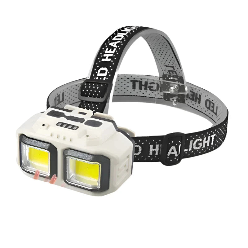 Powerful  LED Headlamp Torch USB Rechargeable Flashlight Headlight Waterproof Head Light Camping Fishing Mining Light Lamp Torch-WAYBIKER