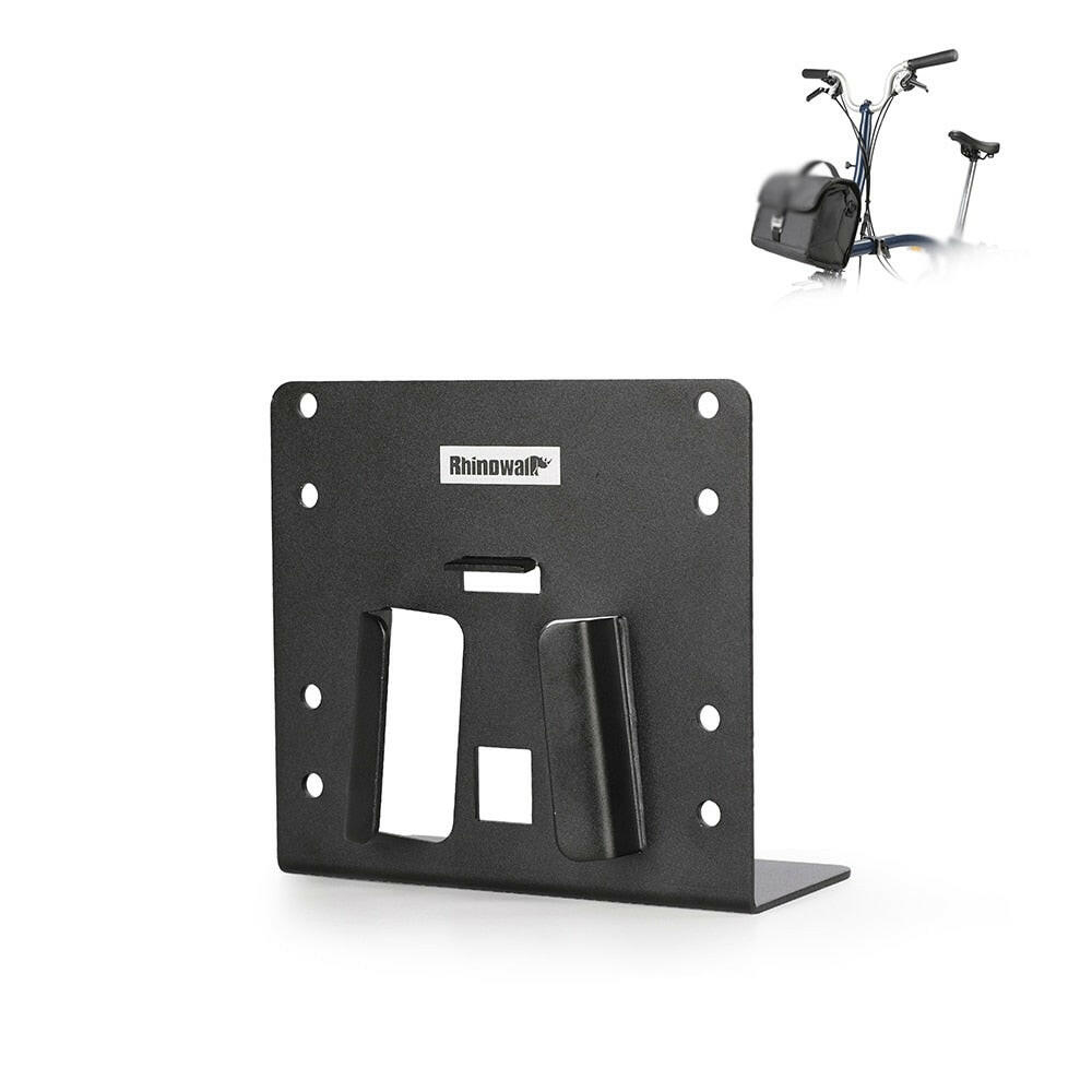 Rhinowalk Bike Bag Front Adapter for Brompton Bike Folding Sbag Basket Bicycle Bag Carrier Block Accessories Aluminum Alloy-WAYBIKER