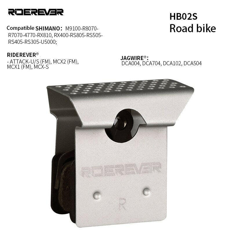 RIDEREVER MTB Bicycle Brake Pads Metal Road Bike Dustproof Heat Dissipation Cooling Brake Pad for SHIMANO XTR DEORE XT ULTEGRA-WAYBIKER