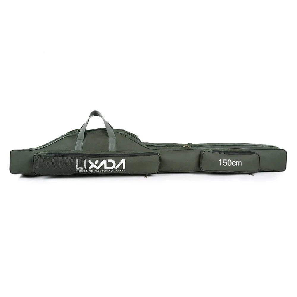 Lixada 210cm  Fishing Bag Portable Folding Fishing Rod Reel Bag Fishing Pole Gear Tackle Tool Carry Bag Storage Bag Organizer-WAYBIKER