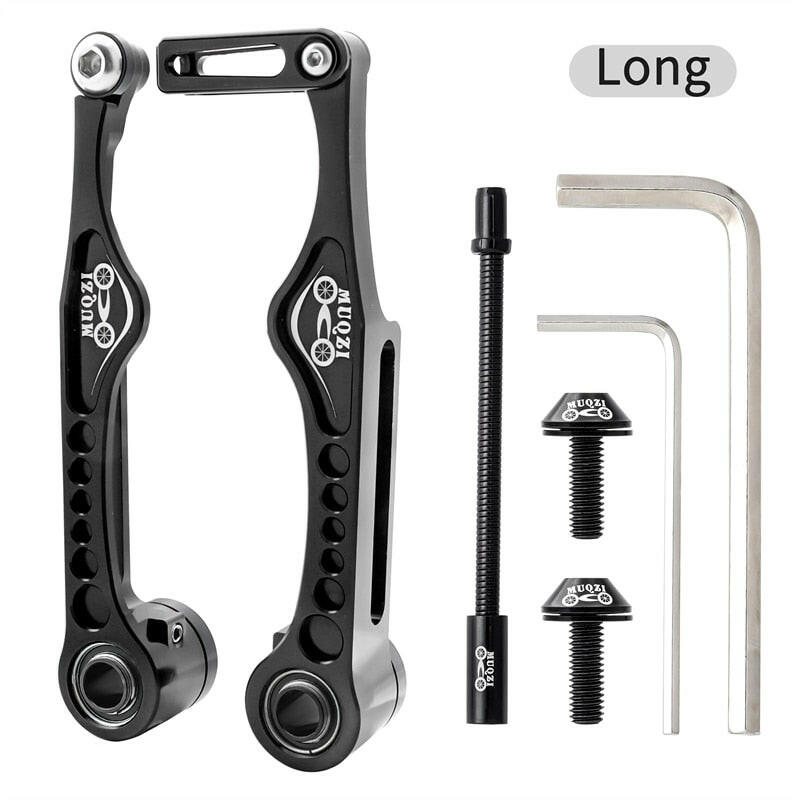MUQZI V Brake Caliper MTB Road Folding Bike V Brake Set Ultralight Aluminum Alloy Brake Caliper-WAYBIKER