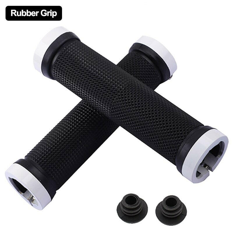 Bicycle Rubber Grips MTB Alloy Lock Bilateral Lock Handlebar Grips Anti Slip Cycling Handlebar Sleeve BMX Bicycle Accessories-WAYBIKER