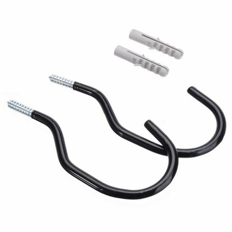 Bike Wall Mount Hook Heavy Duty Metal Hook Garage Organizer Bicycle Parking Buckle Garden Indoor Anti-slip Bicycle Wall Stand-WAYBIKER