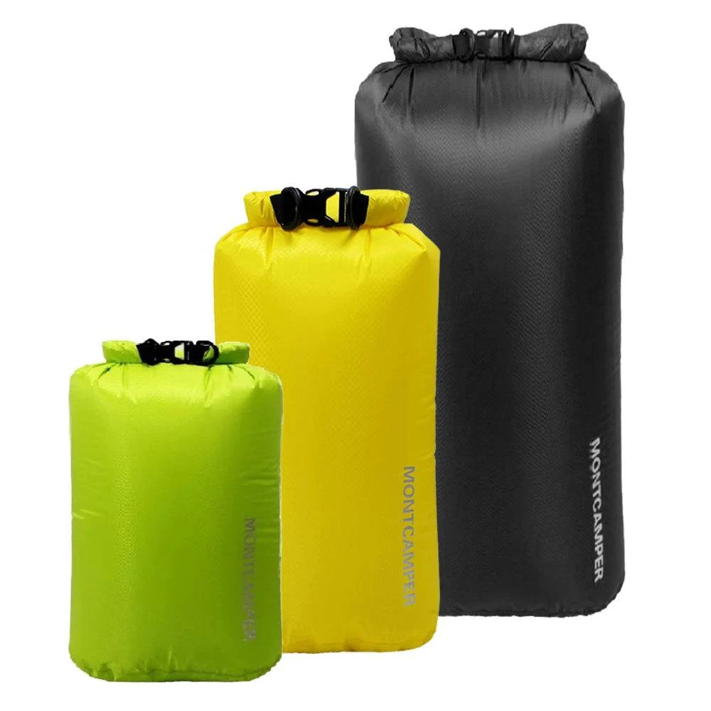 Waterproof Dry Sacks Pack of 3 Lightweight Waterproof Storage Dry Bags for Outdoor Camping Boating Hiking Rafting-WAYBIKER