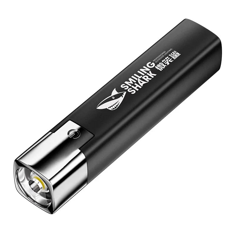 Super Bright LED Flashlight USB Rechargeable 18650Battery Led Torch for Night Riding Camping Hunting Outdoor Waterpr Flash Light-WAYBIKER