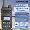 BaoFeng M-13 Pro Air Band Walkie Talkie 10w Wireless Copy Frequency 999CH Type-C Long Range UV 5R 13 Pro K5 Ham Two Way Radio