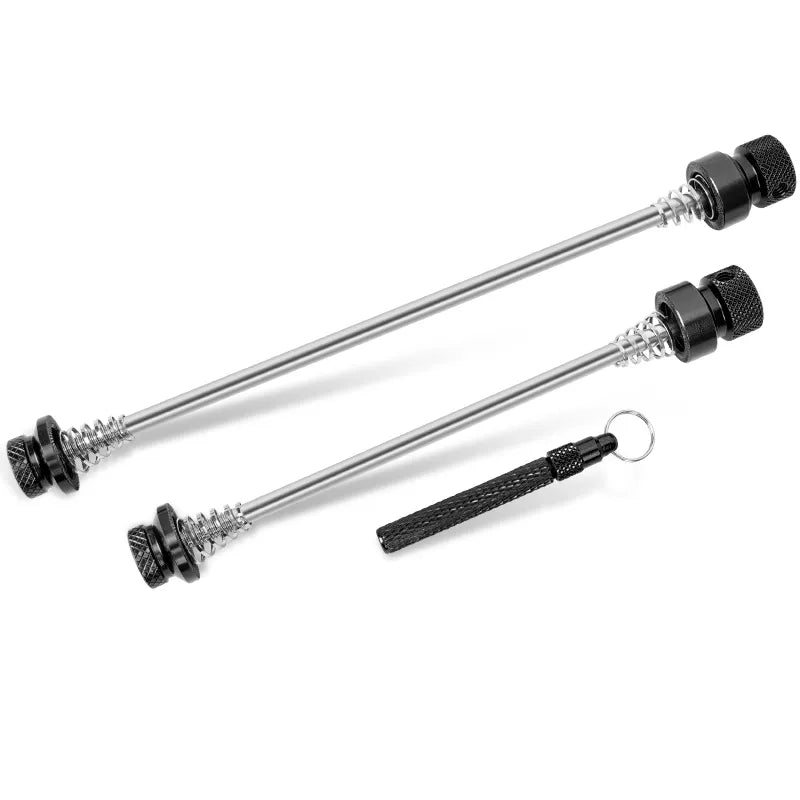 Lebycle MTB Road Bike Accessories Bicycle Wheels Locking Security Quick release lever Ultralight Anti Theft Skewers-WAYBIKER