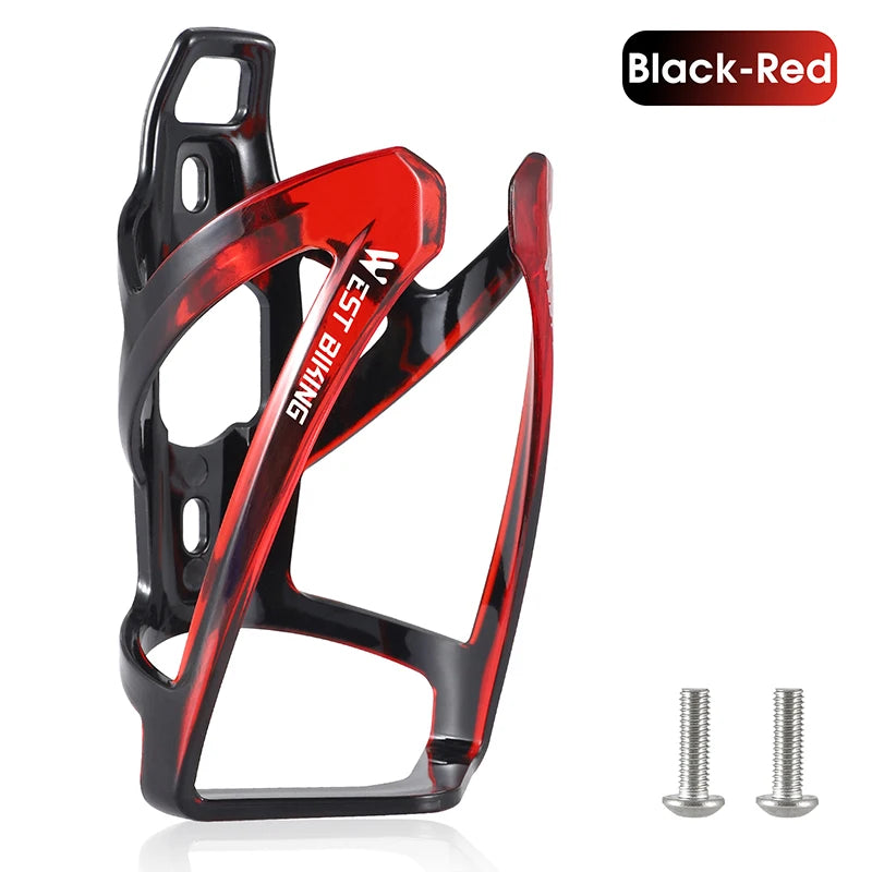 WEST BIKING Bottle Holder MTB Road Bicycle Water Bottle Cage Colorful Lightweight Cycling Bottle Bracket Bicycle Accessories