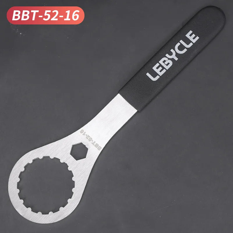 Lebycle MTB Road Bike Stainless steel Bottom Bracket Wrench Bicycle Bottom diameter 39/40.5/44/46/50MM BB Removal Tool Wrench-WAYBIKER