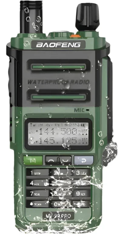 Baofeng UV-9R Pro IP68 Waterproof  Walkie Talkie Dual Band 16KM S22 Radio VHF UHF CB Ham Radio UV-9R Plus Portable Two Way Radio-WAYBIKER