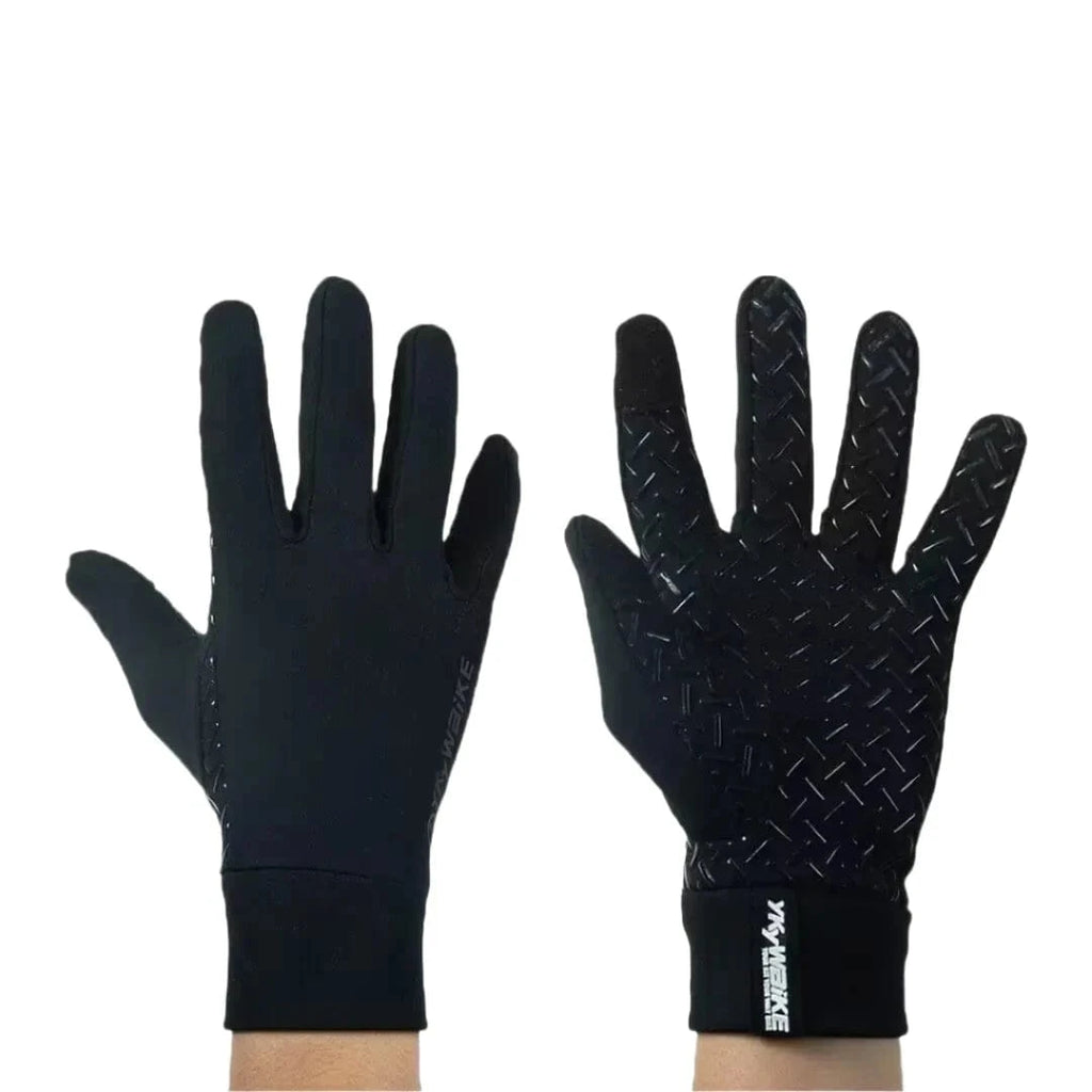 YKYWBIKE Winter Cycling Gloves Men Women Touch Screen Padded Bike Glove Water Resistant Windproof Warm AntiSlip Elastic Running-WAYBIKER