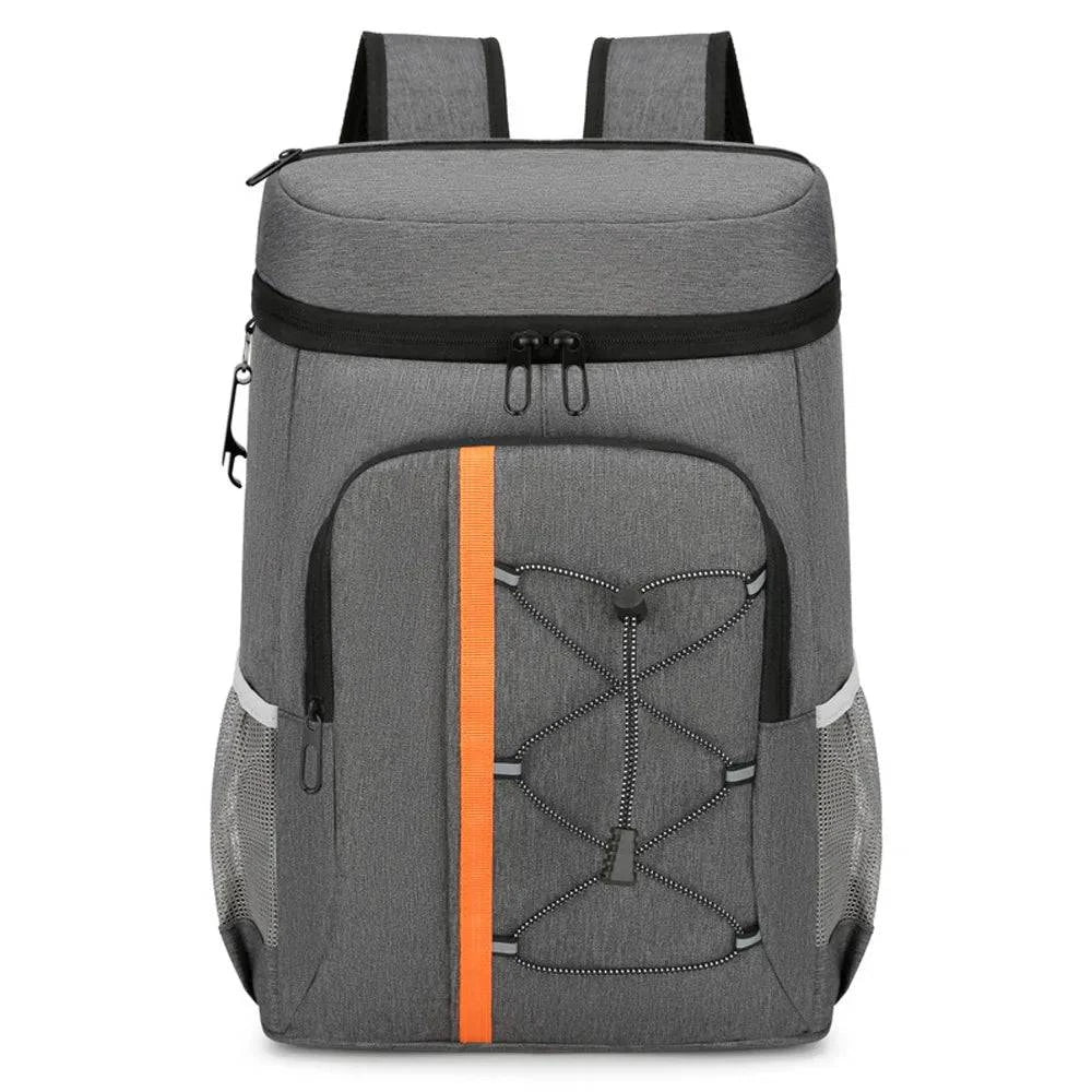 Insulated Cooler Backpack Aluminum Foil Thermal Backpack Picnic Cooler Bag for Outdoor Picnic Bags Camping Supplies-WAYBIKER