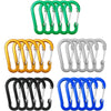 5/10pcs Carabiner Clips Mini Aluminum Alloy Keychain Carabiner Clip D Rings for Outdoor Camping Hiking Fishing Backpacking 2023-WAYBIKER