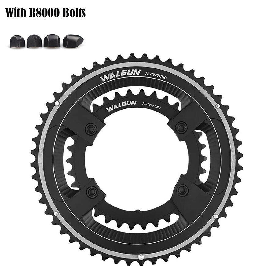 ULTEGRA FC-R8000 105 R7000 CHAINRING 110BCD 4-BOLT ROAD BIKE CHAIN RING 50T-34T 52T-36T 53T-39T DOUBLE BICYCLE CRANKSET PARTS-WAYBIKER