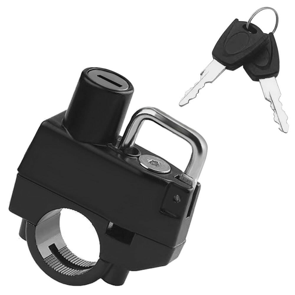 Motorcycle Helmet Lock Anti-Theft Bicycle Helmet Security Locks with 2 Keys and Installation Tool Motorcycle Accessories-WAYBIKER