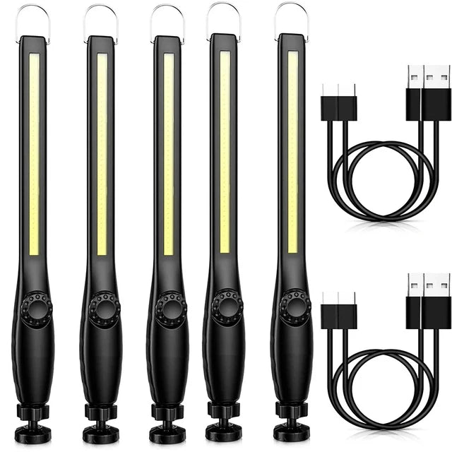USB Rechargeable LED Flashlight New COB Magnetic Work Lamp Portable Lanterna Built In Battery Camping Torch Emergency Light-WAYBIKER