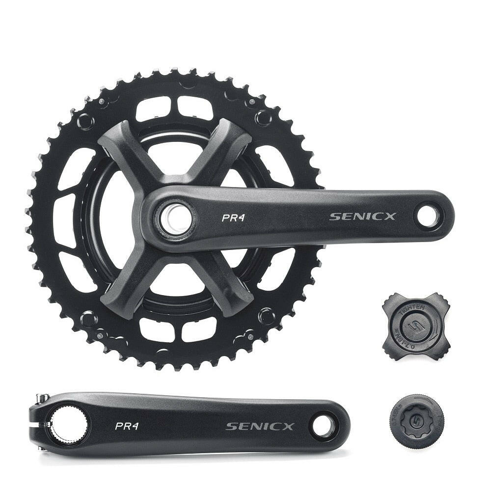 SENICX PR4 Road Bicycle Crank Set 165MM/170mm/175MM Double Disc 50-34T