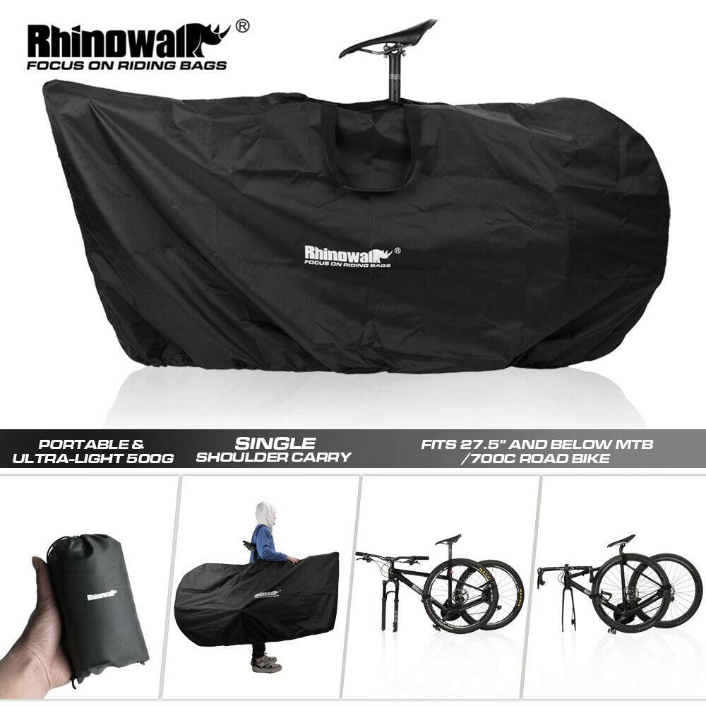 Rhinowalk Bicycle Storage Bag Cover Portable Fits 27.5" And below MTB/700C Road Bike Light Bike Travel Carry Shoulder Bag-WAYBIKER