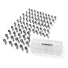 80Pcs Fishing Rod Guide Tip Repair Kit Set DIY Eye Rings Different Size Stainless Steel Frame With Box 2021 New In Fast Delivery-WAYBIKER