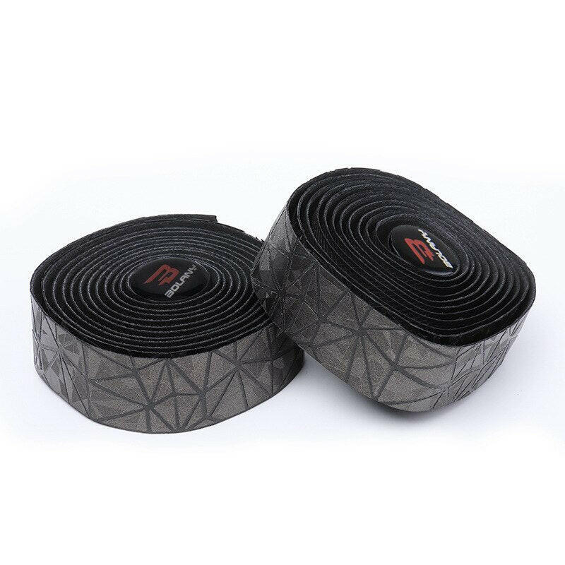 Bolany 1pair Road Bike Handlebar Tape PU Material Handle Bar Tape Sweat Non-slip Belt Cycling Sports Accessories Parts-WAYBIKER