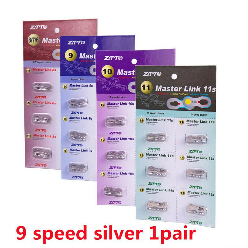 1 Pair Bicycle Chain Master Link 11 Speed 10 Missing Link 8s 9s Chain Quick Link 10s 11s Silver Gold Fit for MTB Road Bike Hot-WAYBIKER