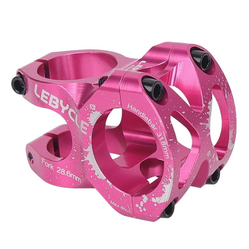 Lebycle Mountain Road Bike Aluminum Alloy CNC Stem Bicycle Handlebar Bike Parts 31.8x35mm Bicycle Handlebar Stem-WAYBIKER