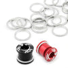 10PCS MTB Road Bicycle Chainring Bolts Gasket 0.5mm 1mm 2mm 5mm Bike Chain Wheel Screws Washer Crankset Bolt Washer Ring