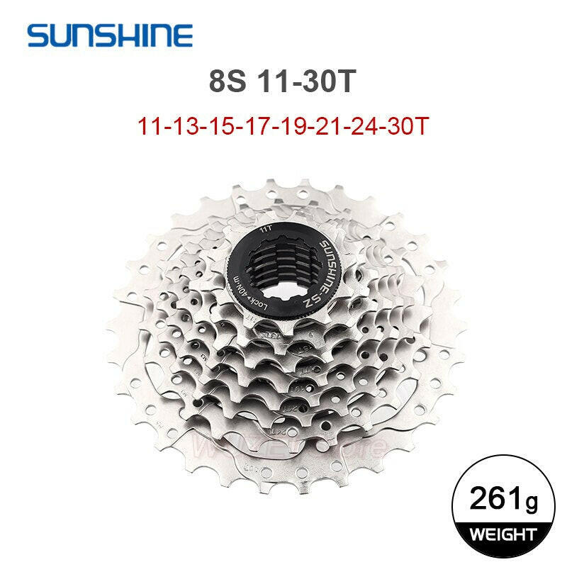 Sunshine HG Road Bike Cassette 8 9 10 11 12 Speed 11-23T/25T/28T/30T/32T/34T Bike Flywheel Sprocket for SHIMANO-WAYBIKER