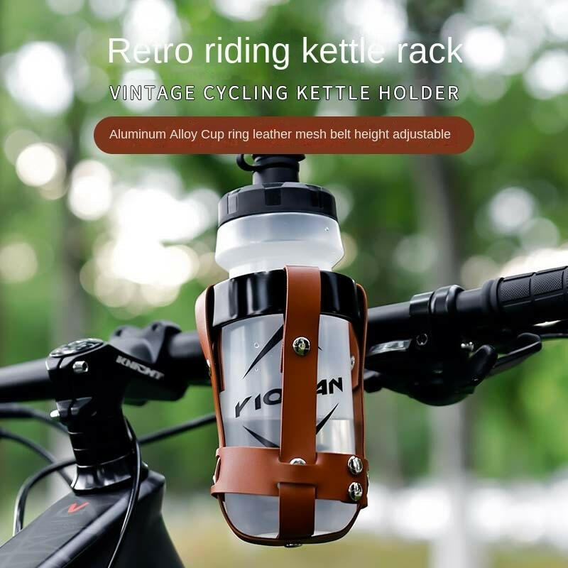 ESLNF Bicycle Water Cup Holder r Retro Aluminum Alloy Hole-Free Water Bottle Rack Mountain Bicycle Water Bottle Holder-WAYBIKER