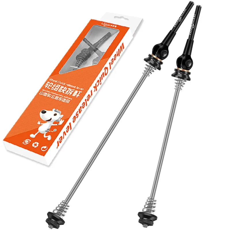 Lebycle Bicycle QR MTB Road Bike parts TC4 Titanium Alloy Skewers Ultralight Quick release lever Hub Lightweight Axle-WAYBIKER