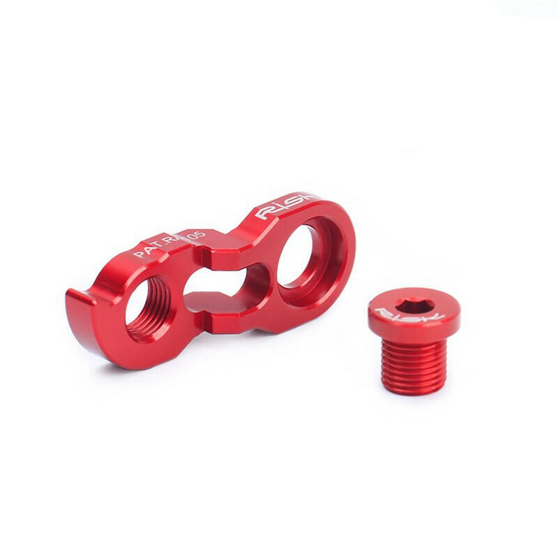 2Pcs Risk Mountain Road Bicycle Bike Frame Rear Derailleur Link Hanger Extender Extension For Cassette Gear Tail Hook Extender-WAYBIKER