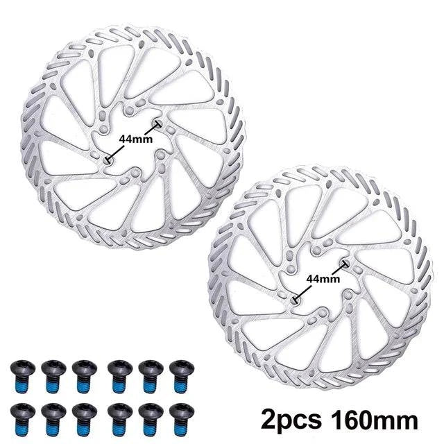 ZTTO Bicycle Brake Rotor 120 140 160 180 203mm 6 in Stainless Steel Hydraulic Brake Rotor MTB Road Bike Disc Brake With T25 Bolt-WAYBIKER