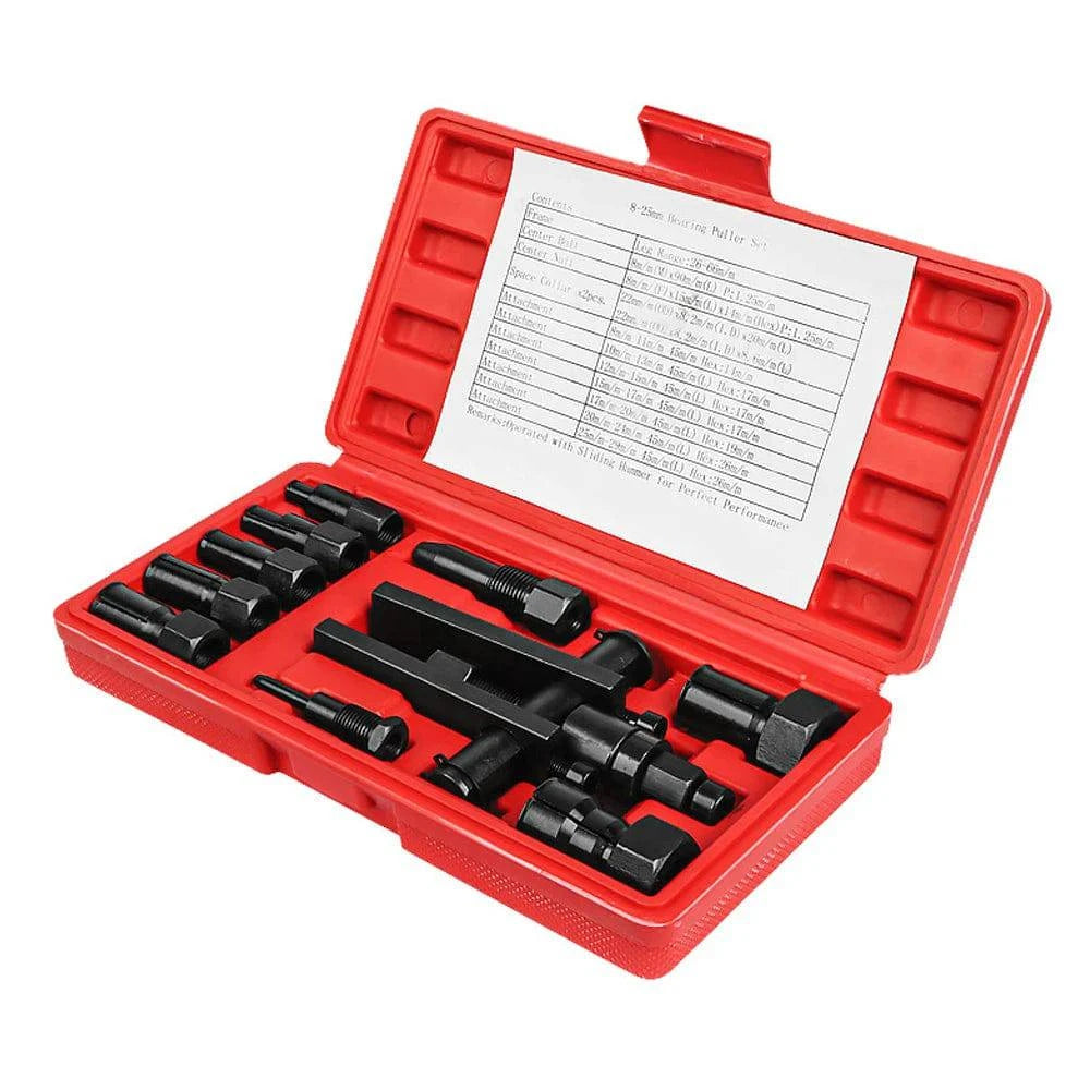 Practical Metal Motorcycle Bearings Remover Hand Repairing Tools Bearing Remove Tool Motorcycle Bearing Puller Kits with Box-WAYBIKER