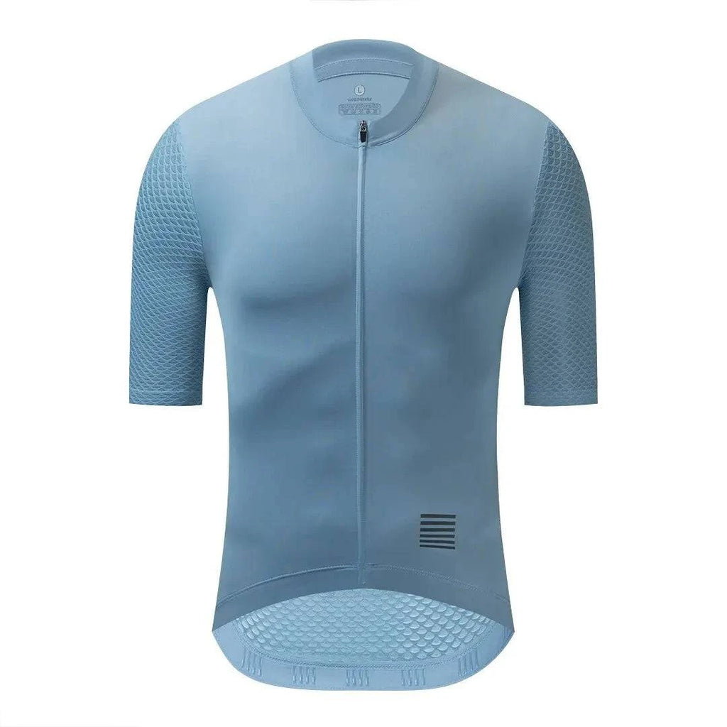 Men Cycling Jersey Short Sleeve Reflective Summer MTB Maillot Shirt Downhill Jersey Pro Team Mountain Bicycle Clothing-WAYBIKER