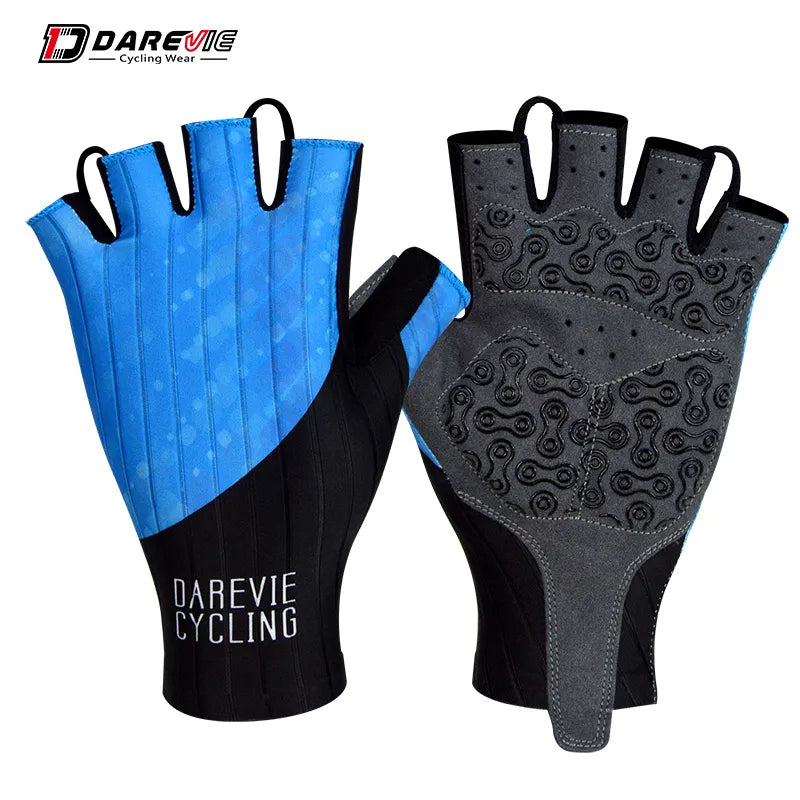 DAREVIE Cycling Gloves Pro Light Soft Breathable Cool Dry Half Finger Cycling Glove Anti Slip Shockproof Bike Gloves MTB Road-WAYBIKER