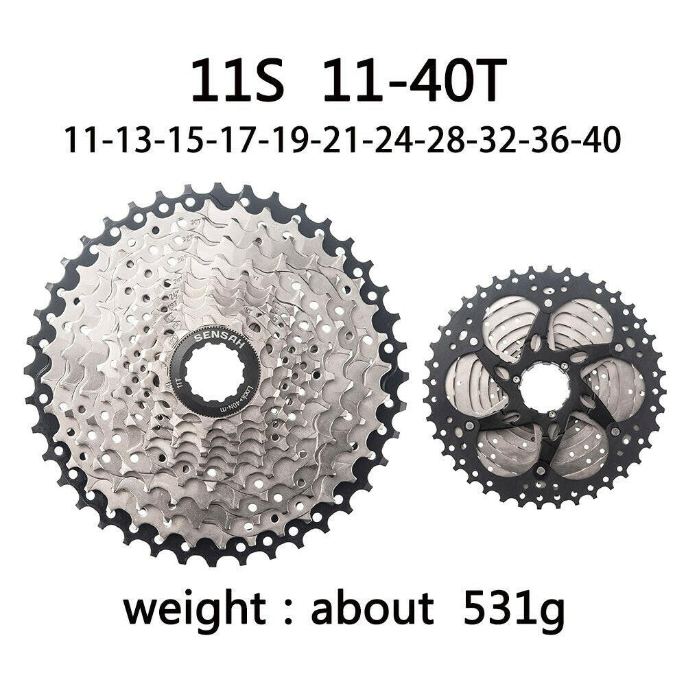 SENSAH Mountain Bike 8 9 10 11 12 Speed Velocidade Bicycle Cassette MTB Freewheel Sprocket 40T 42T 46T 50T 52T for HG HUB-WAYBIKER