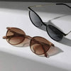2 Pairs Per Set Small Round Sunglasses Women Cute Skinny Cat Eye Eyewear Men Vintage Narrow Cateye Sunglasses Set-WAYBIKER