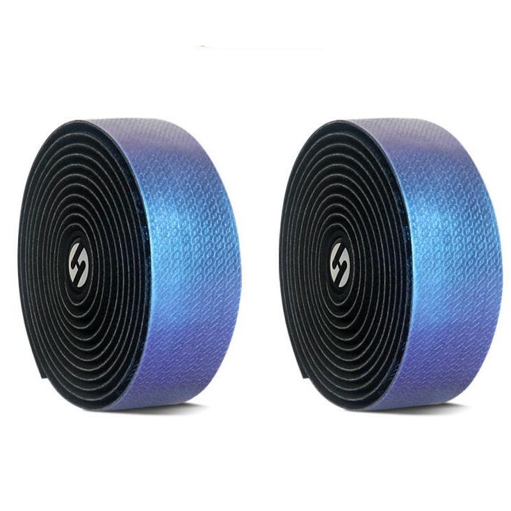 Road Bike Noctilucent Speed Handlebar Tapes Light Reflective Dazzle Cycling Bar Tape PU Leather Colorful Bicycle Fork Grip Tape-WAYBIKER