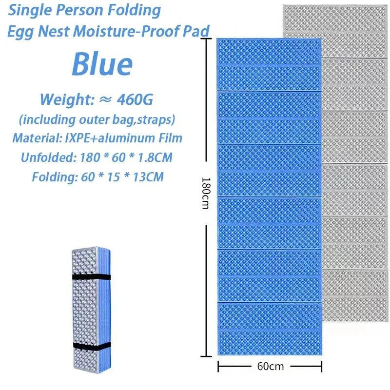 Camping Mat Portable Sleeping Pad Picnic Foam Bed Mattress Travel Trekking Equipment Blanket Waterproof Moistureproof-WAYBIKER